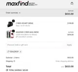 DEALDROP coupon verification screenshot