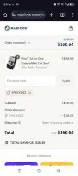 9FKCK9ZZ coupon verification screenshot