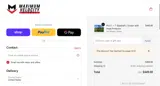 Maximum Velocity Sports coupon verification screenshot