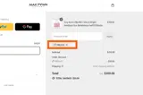PRELUV coupon verification screenshot