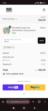 10LIJI coupon verification screenshot