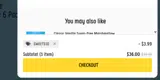 SWEETS10 coupon verification screenshot