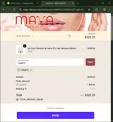 10SAFO coupon verification screenshot