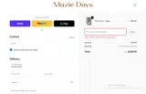 Maziebf30 coupon verification screenshot