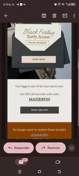 Maziebf30 coupon verification screenshot