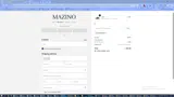 Mazino2007 coupon verification screenshot