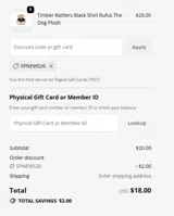 SPNEWS26 coupon verification screenshot