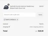 BABYCOMEBACK coupon verification screenshot