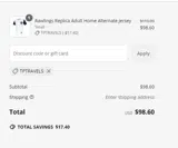 TPTRAVELS coupon verification screenshot