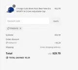 FINISH10 coupon verification screenshot