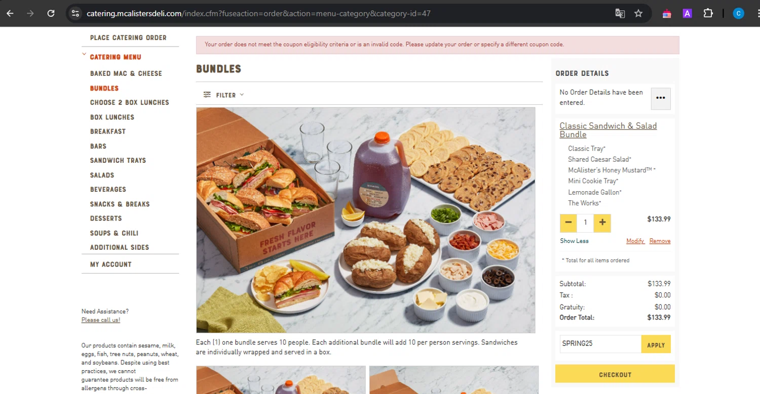 McAlister's Deli Promo Codes - $15 Off Coupons Jul 2025