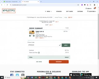 McAlister's Deli Promo Codes - $15 Off Coupons Jul 2025