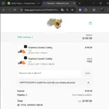 HAPPYHOLIDAYS coupon verification screenshot