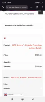PREMIUM20 coupon verification screenshot