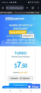 Frosty coupon verification screenshot