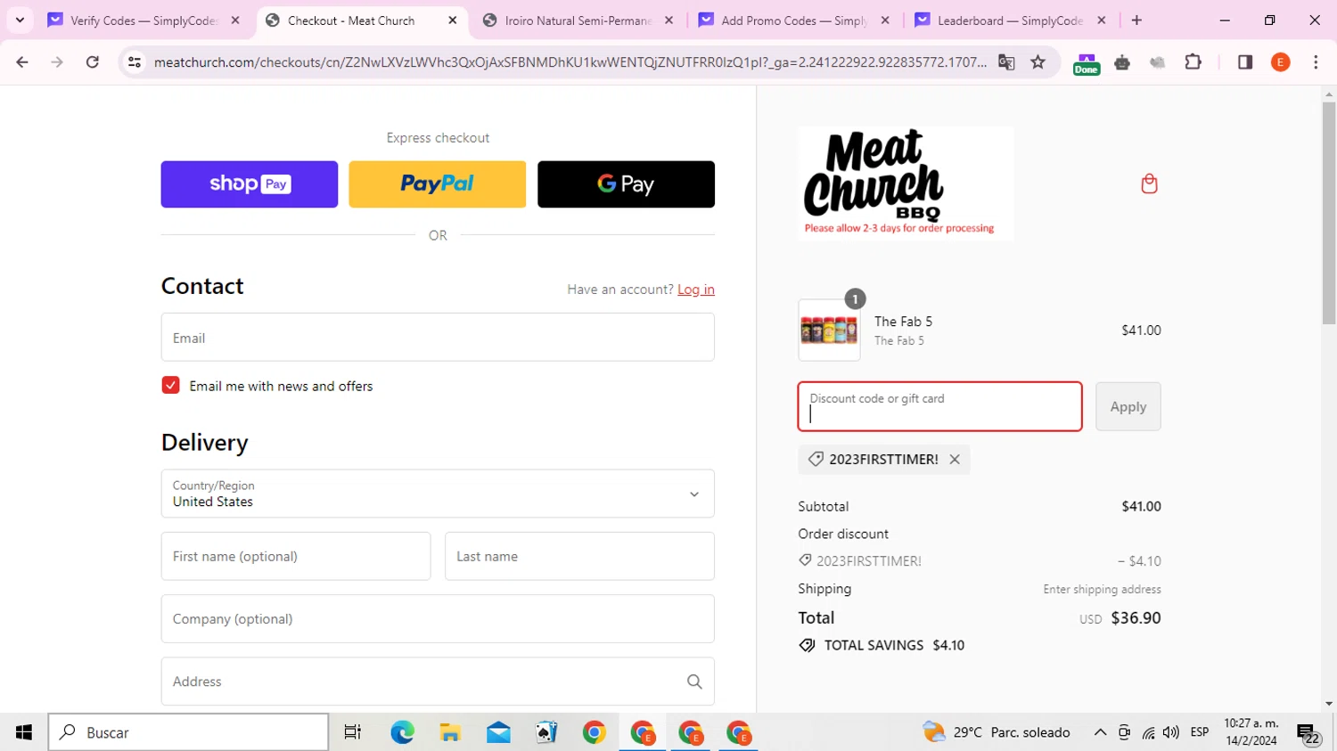 Meat Church Discount Codes 10 Off October 2024