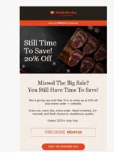 MDAY20 coupon verification screenshot