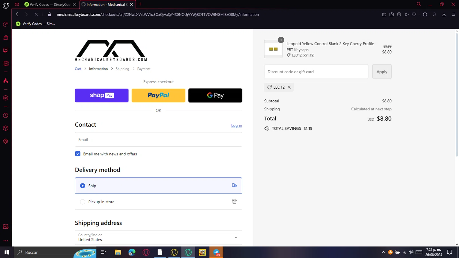 Mechanical Keyboards Coupon Codes 12 Off September 2024