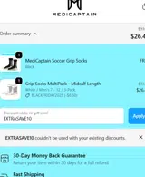 EXTRASAVE10 coupon verification screenshot