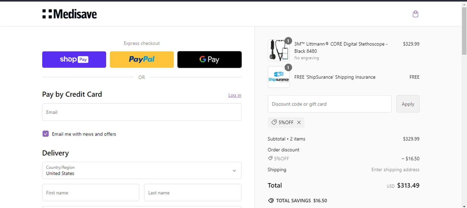 how to use Medisave US coupons
