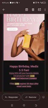 BIRTHDAYH472MMNH coupon verification screenshot