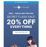 FLASH20 coupon verification screenshot