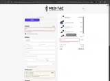 MED-TAC International coupon verification screenshot