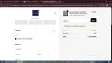 Welcome coupon verification screenshot