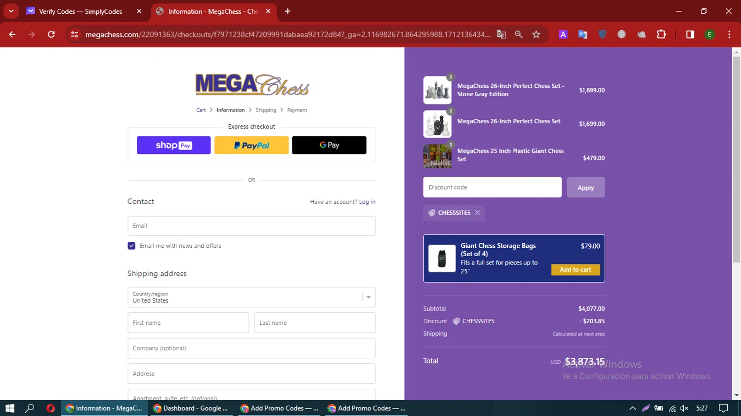how to use MegaChess coupons