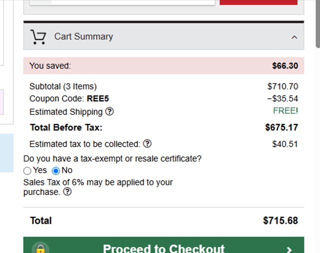 MegaDepot checkout page showing MegaDepot coupon code box | Screenshot taken by SimplyCodes community member on May 11, 2025