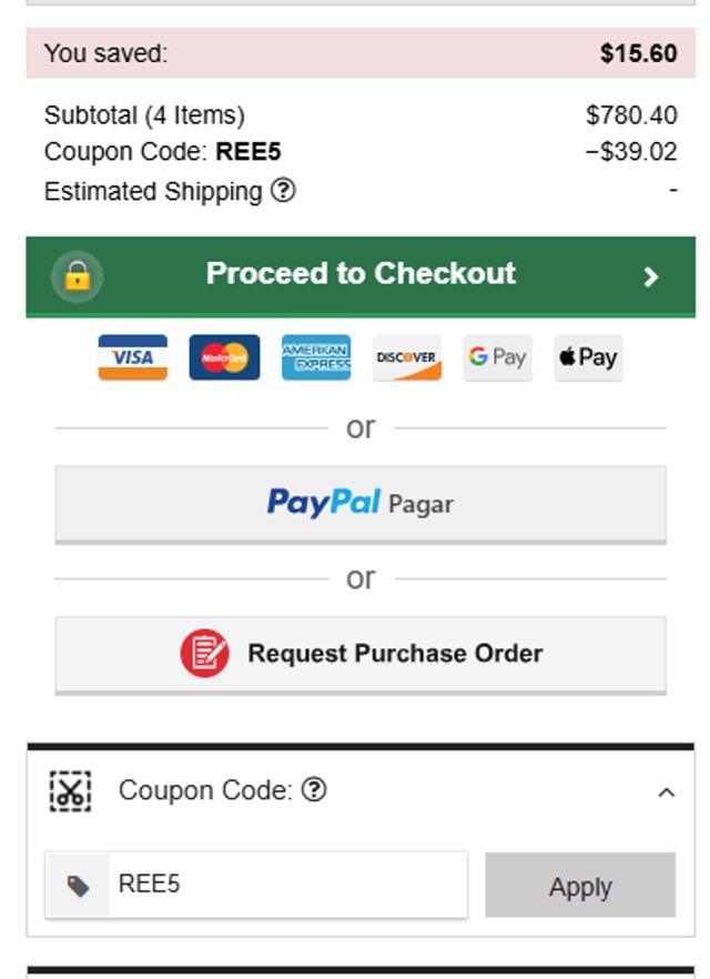 MegaDepot checkout page showing MegaDepot coupon code box | Screenshot taken by SimplyCodes community member on May 11, 2025