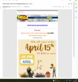 APRIL coupon verification screenshot