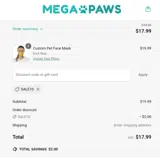 Sale10 coupon verification screenshot