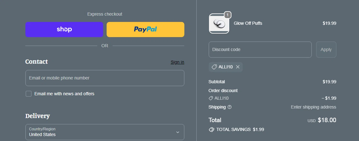 MegaSafety NZ promo code screenshot showing code ALLI10 applied at MegaSafety NZ checkout page. Uploaded by SimplyCodes community member RonaldAcunaJr on Dec 6, 2025