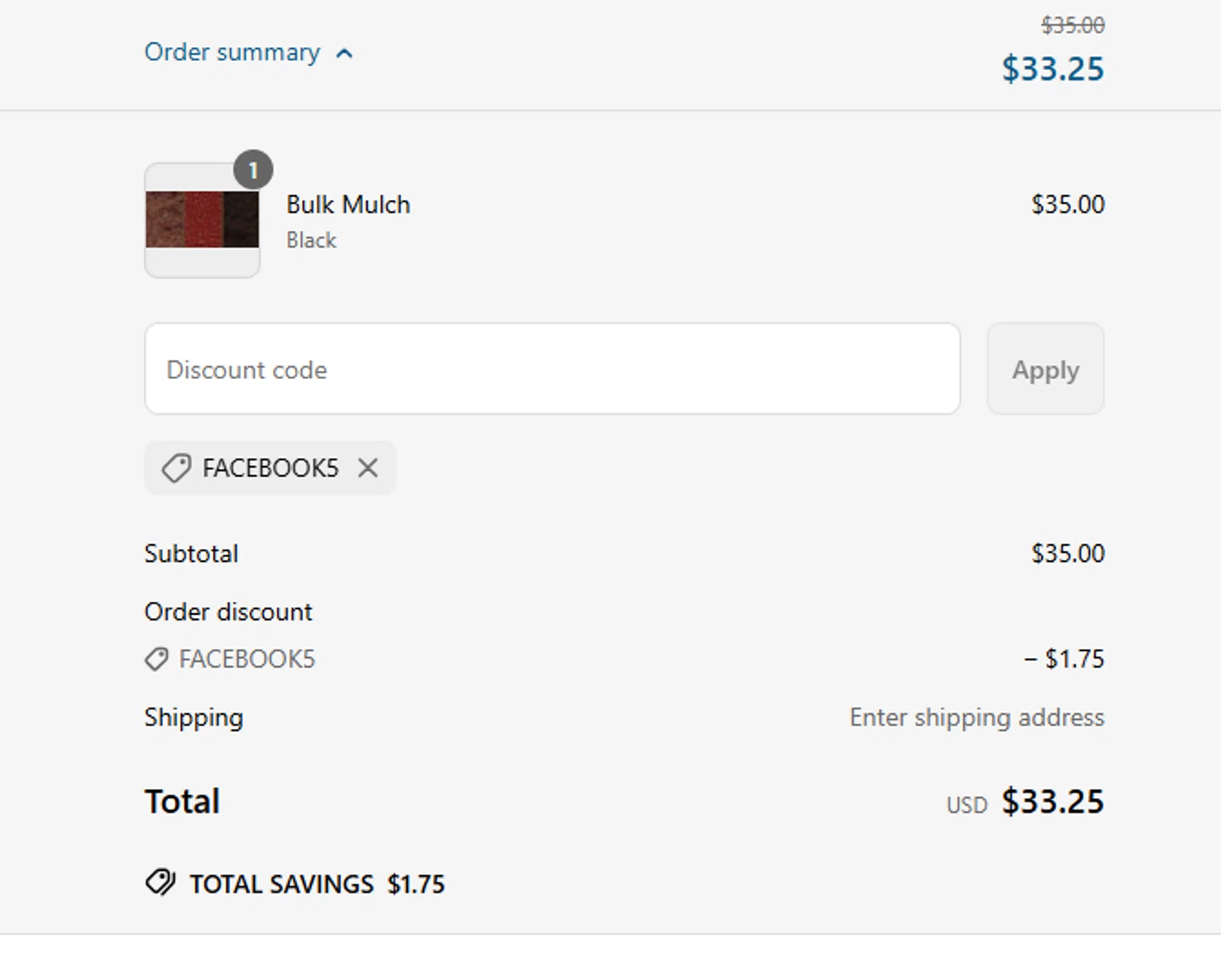 MegaSafety NZ promo code screenshot showing code FACEBOOK5 applied at MegaSafety NZ checkout page. Uploaded by SimplyCodes community member RickhiK on Mar 31, 2025