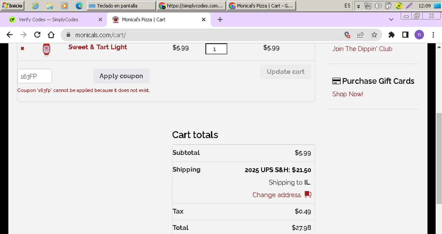 Meike Global discount code screenshot showing code MF7V applied at Meike Global checkout page. Uploaded by SimplyCodes community member nairelysnavarro1 on Aug 13, 2025