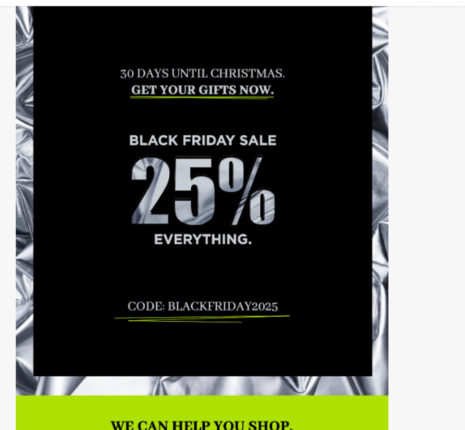 Meira T Designs promo code screenshot showing code blackfriday2025 applied at Meira T Designs checkout page. Uploaded by SimplyCodes community member juanjose on Nov 23, 2025