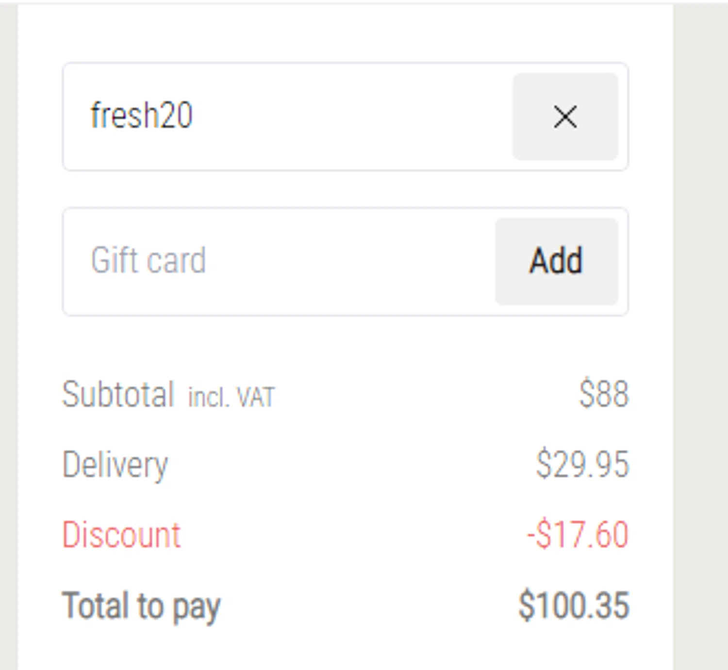 Melijoe checkout page showing Melijoe promo code box | Screenshot taken by SimplyCodes community member on Sep 20, 2024