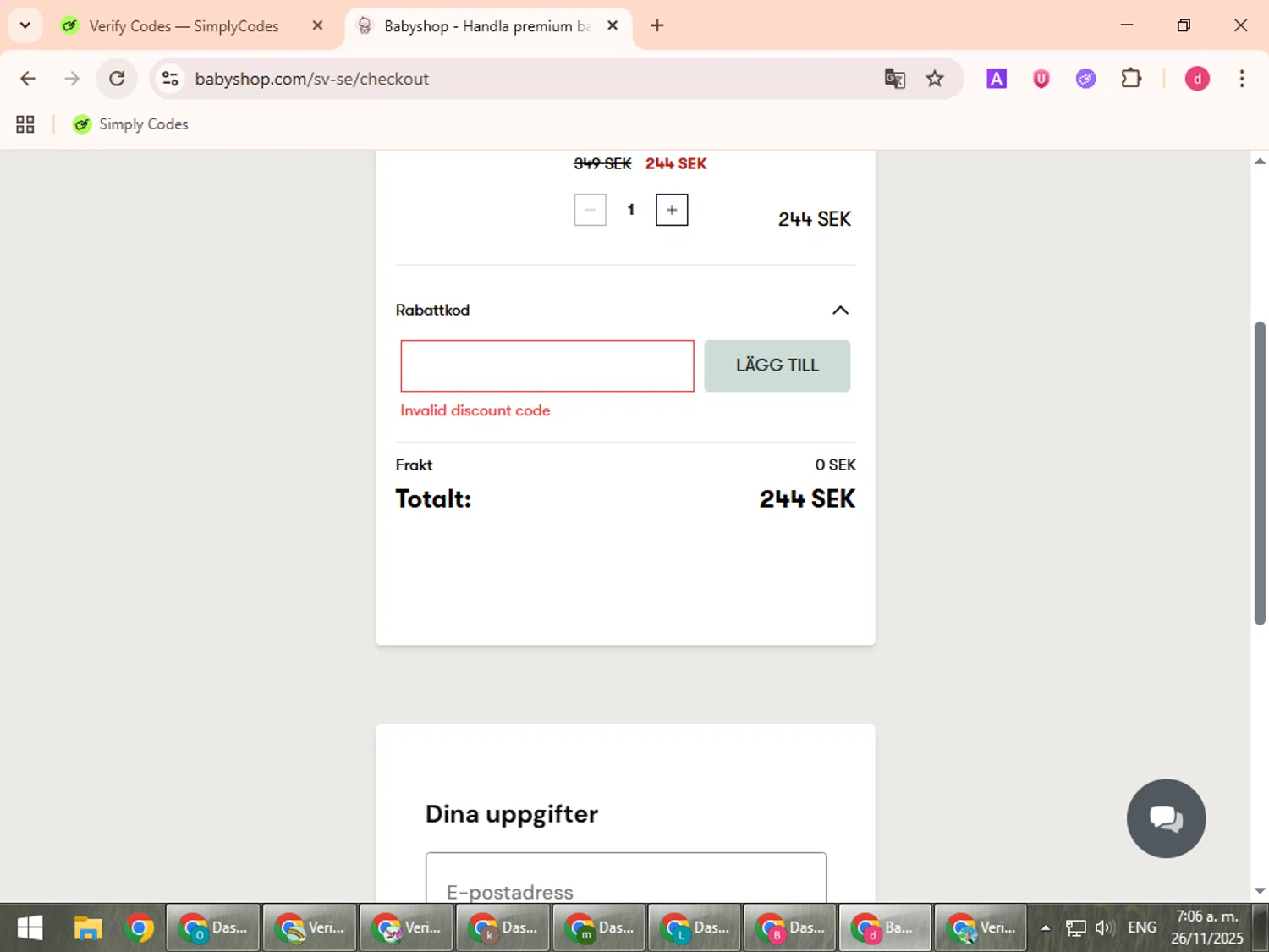 Melijoe promo code screenshot showing code KEEPWARM25 applied at Melijoe checkout page. Uploaded by SimplyCodes community member BudgetVoyager5452 on Nov 26, 2025