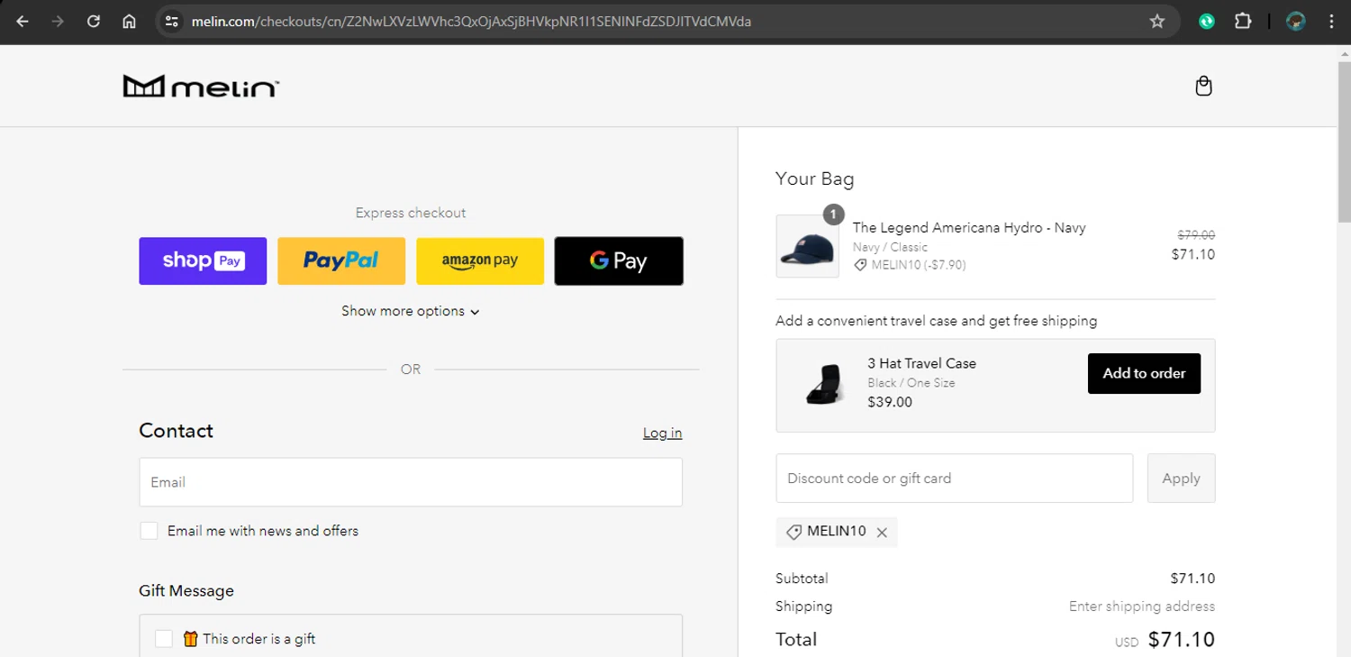 melin Discount Codes 10 Off October 2024