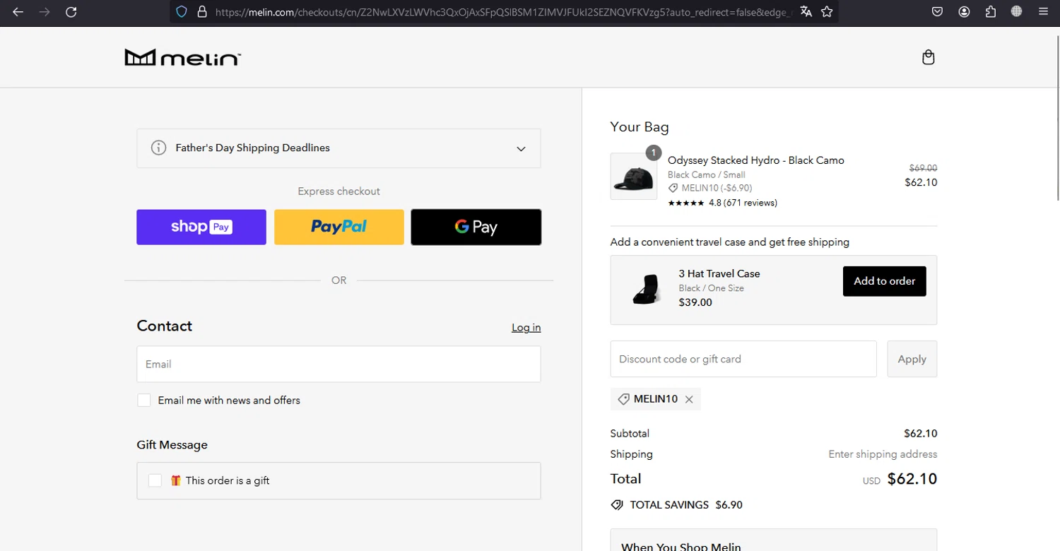 melin Discount Codes 10 Off August 2024