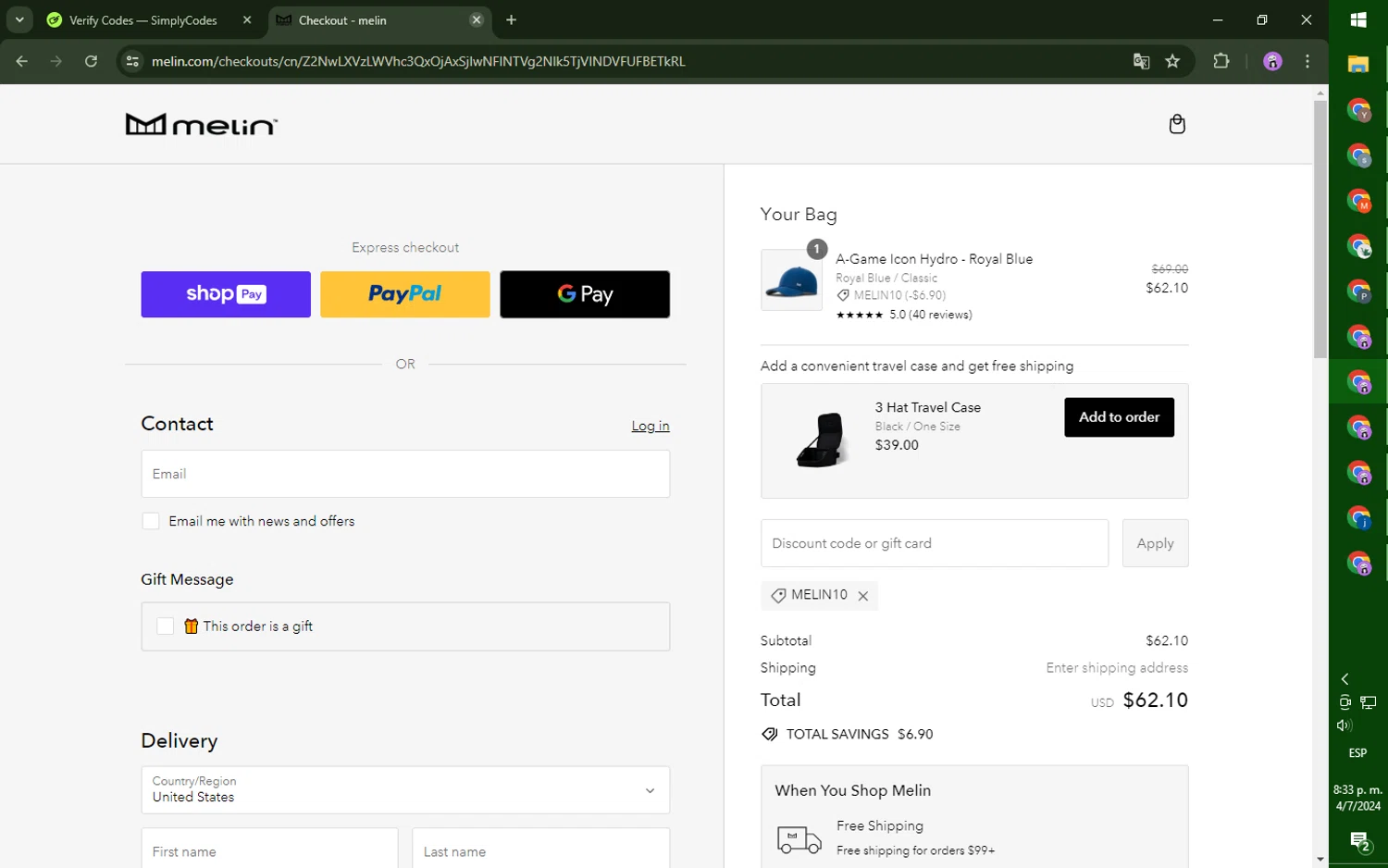 melin Discount Codes 10 Off October 2024