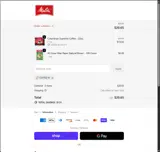 COFFEE10 coupon verification screenshot
