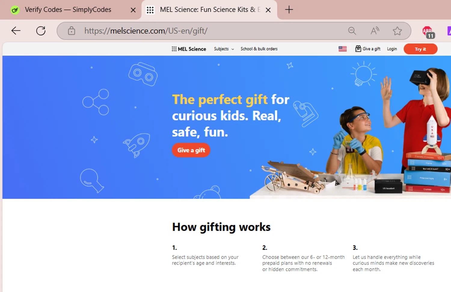 MEL Science promo code screenshot showing code HONEY50 applied at MEL Science checkout page. Uploaded by SimplyCodes community member EpicSpotter6525 on Feb 20, 2025