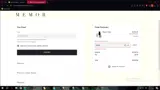 MEMOR coupon verification screenshot