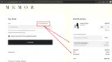 MEMOR coupon verification screenshot