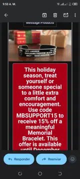 MBSUPPORT15 coupon verification screenshot