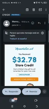 Cred3278abr coupon verification screenshot