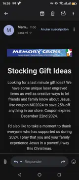MC2024 coupon verification screenshot