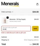 SC4X coupon verification screenshot